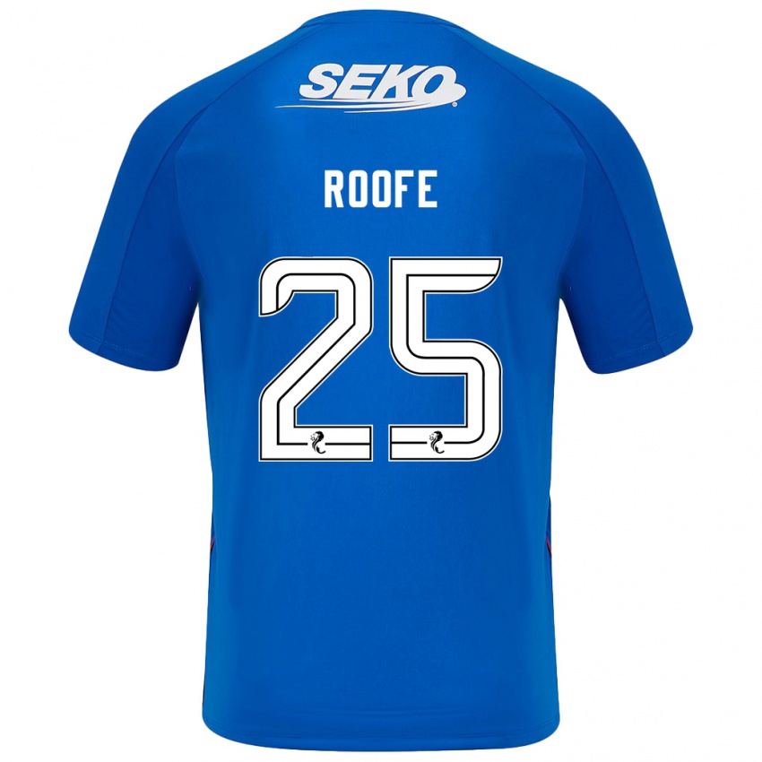 Heren Kemar Roofe #25 Donkerblauw Thuisshirt Thuistenue 2024/25 T-Shirt