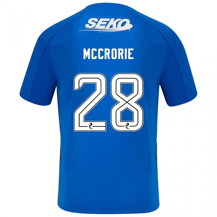 Heren Robby Mccrorie #28 Donkerblauw Thuisshirt Thuistenue 2024/25 T-Shirt