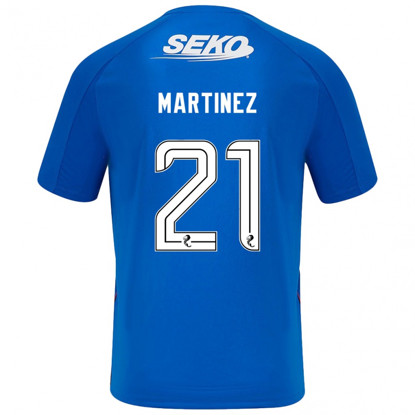 Heren Lisa Martinez #21 Donkerblauw Thuisshirt Thuistenue 2024/25 T-Shirt