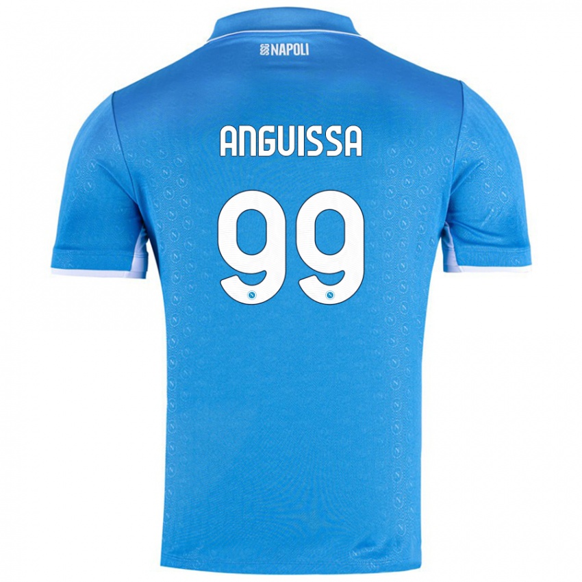 Heren Andre Zambo Anguissa #99 Hemelsblauw Thuisshirt Thuistenue 2024/25 T-Shirt