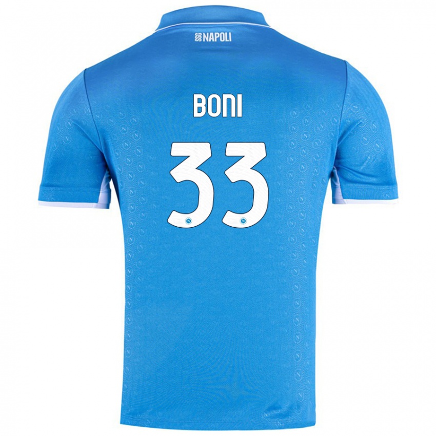 Heren Landry Boni #33 Hemelsblauw Thuisshirt Thuistenue 2024/25 T-Shirt