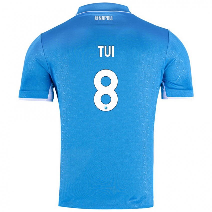 Heren Sara Tui #8 Hemelsblauw Thuisshirt Thuistenue 2024/25 T-Shirt