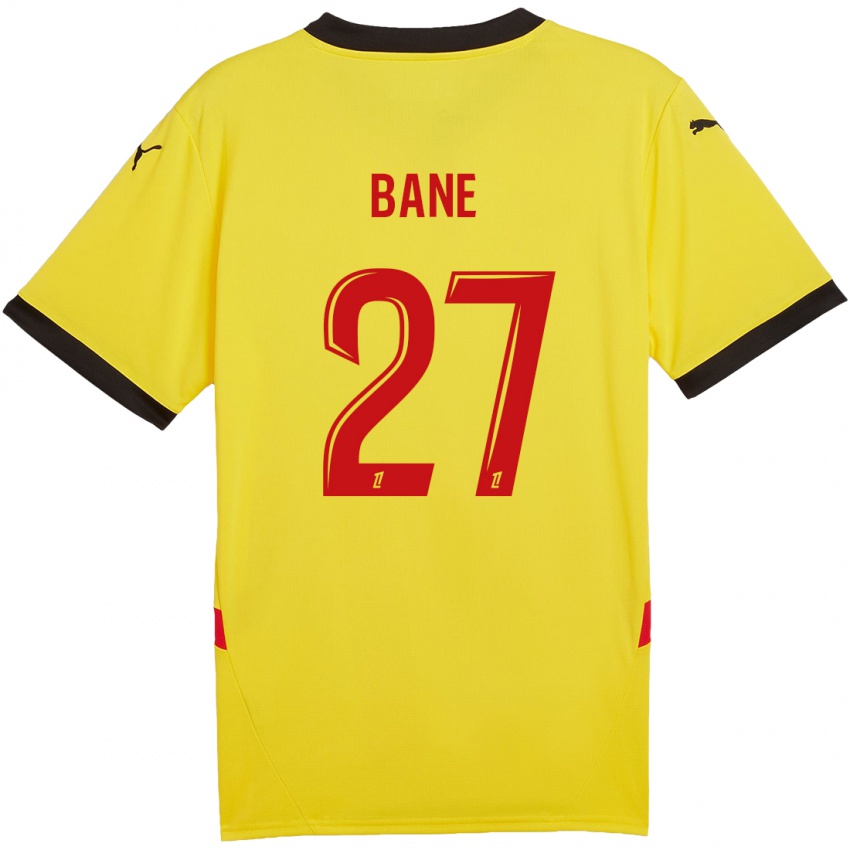 Heren Sidi Bane #27 Geel Rood Thuisshirt Thuistenue 2024/25 T-Shirt