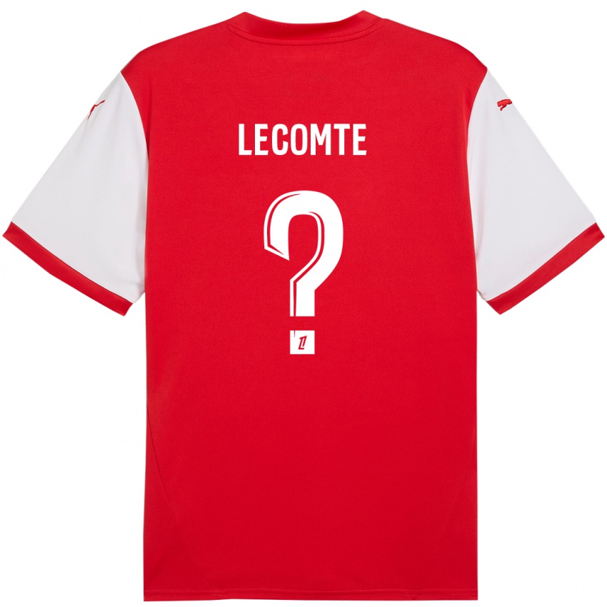 Heren Benjamin Lecomte #0 Rood Wit Thuisshirt Thuistenue 2024/25 T-Shirt