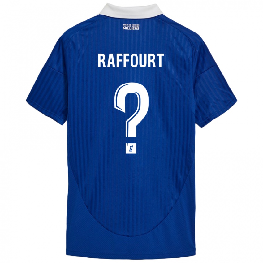 Heren Timéo Raffourt #0 Blauw Wit Thuisshirt Thuistenue 2024/25 T-Shirt