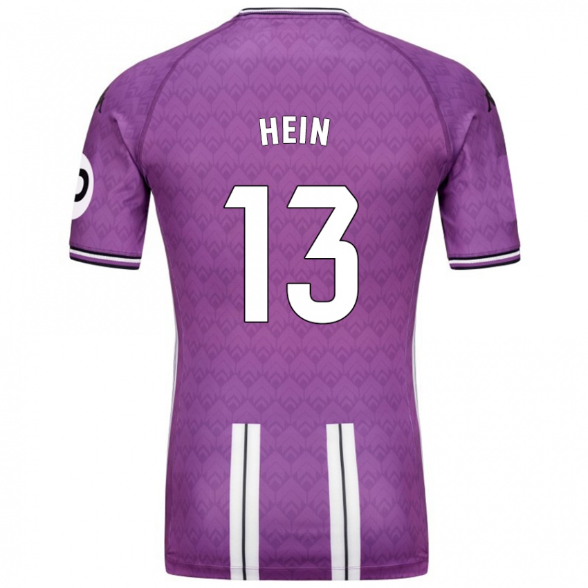 Heren Karl Hein #13 Paars Wit Thuisshirt Thuistenue 2024/25 T-Shirt