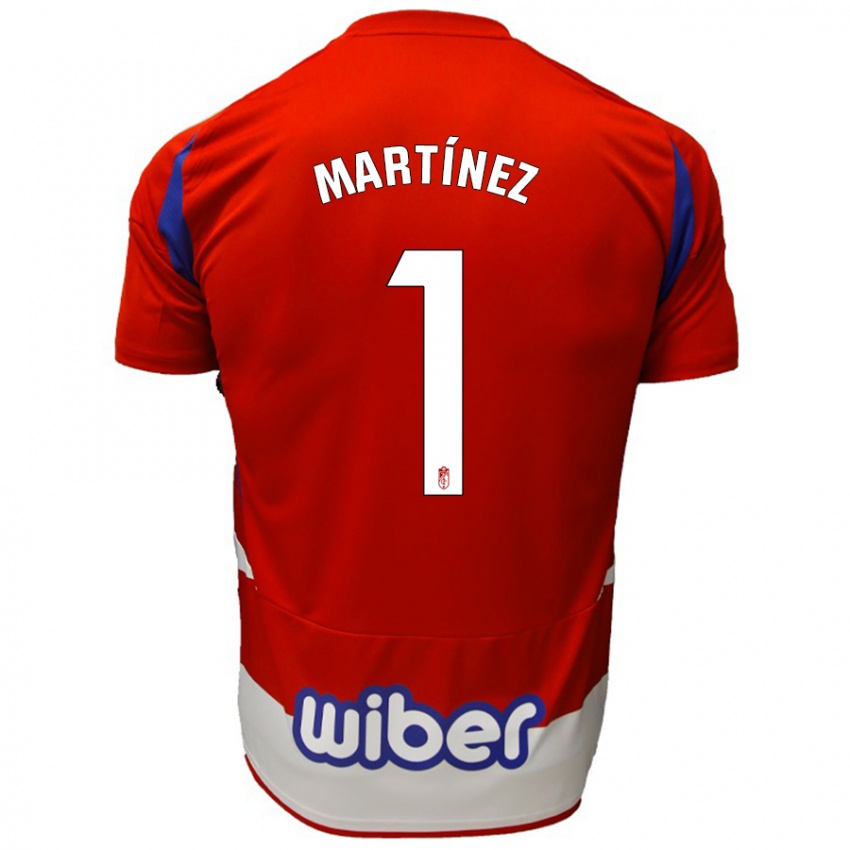 Heren Marc Martínez #1 Rood Wit Blauw Thuisshirt Thuistenue 2024/25 T-Shirt