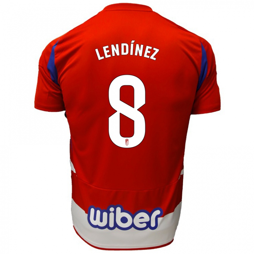 Heren Juanma Lendínez #8 Rood Wit Blauw Thuisshirt Thuistenue 2024/25 T-Shirt