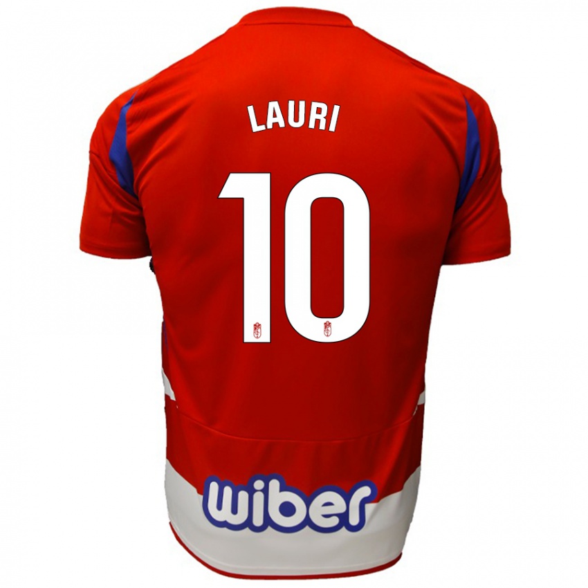 Heren Lauri #10 Rood Wit Blauw Thuisshirt Thuistenue 2024/25 T-Shirt