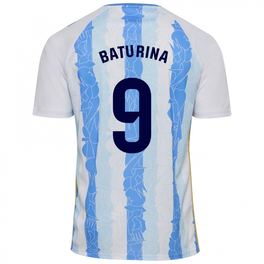 Heren Roko Baturina #9 Wit Blauw Thuisshirt Thuistenue 2024/25 T-Shirt