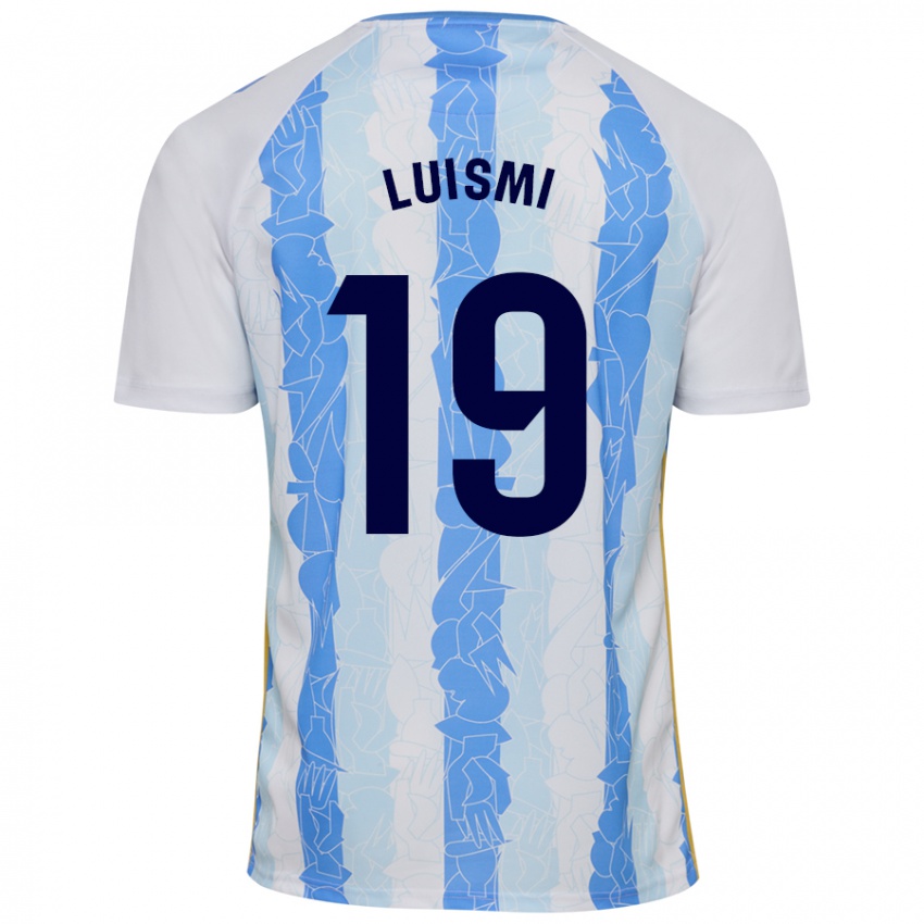 Heren Luismi Sánchez #19 Wit Blauw Thuisshirt Thuistenue 2024/25 T-Shirt