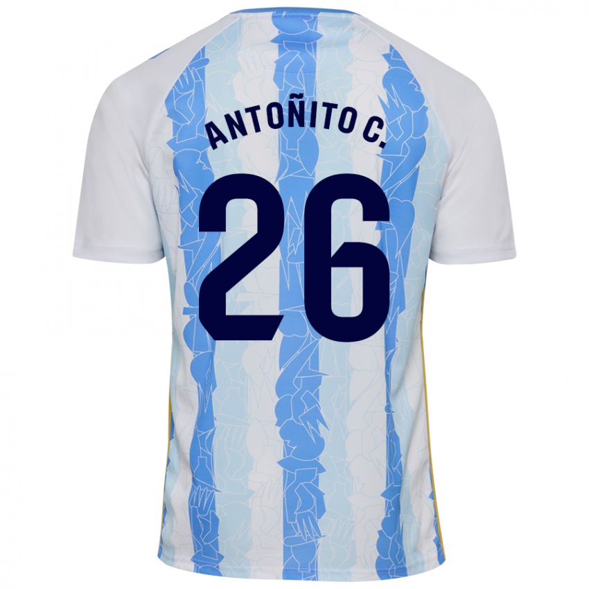 Heren Antonio Cordero #26 Wit Blauw Thuisshirt Thuistenue 2024/25 T-Shirt