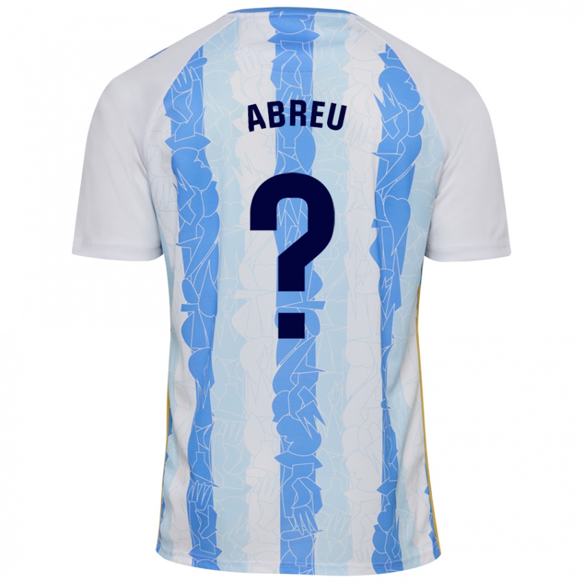 Heren Marco Abreu #0 Wit Blauw Thuisshirt Thuistenue 2024/25 T-Shirt