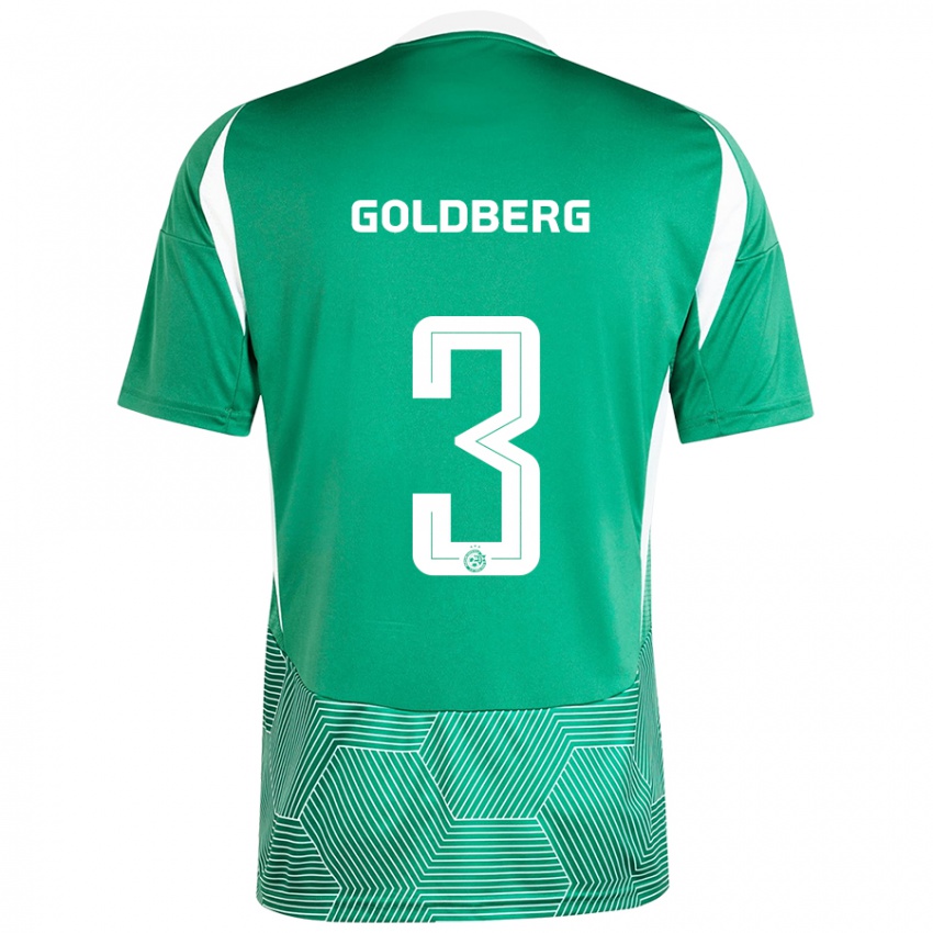 Heren Shon Goldberg #3 Groen Wit Thuisshirt Thuistenue 2024/25 T-Shirt