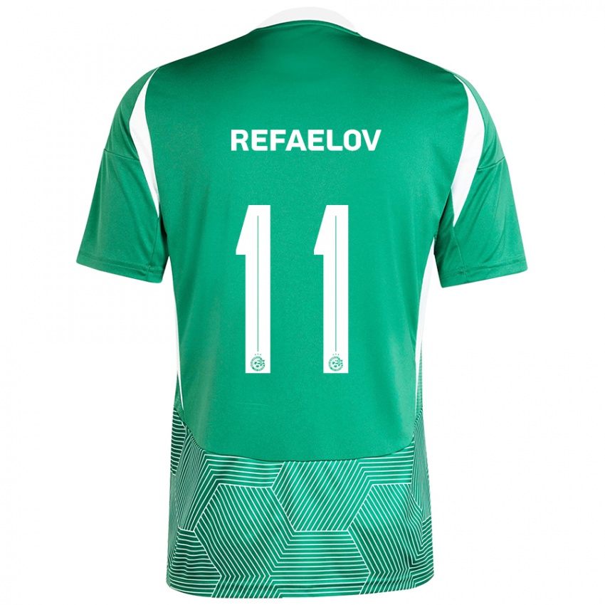 Heren Lior Refaelov #11 Groen Wit Thuisshirt Thuistenue 2024/25 T-Shirt