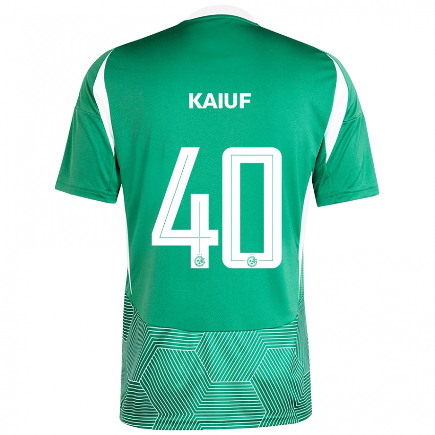 Heren Sharif Kaiuf #40 Groen Wit Thuisshirt Thuistenue 2024/25 T-Shirt