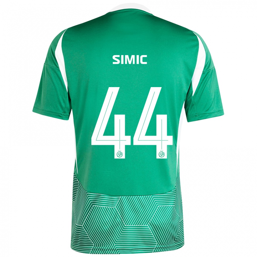 Heren Lorenco Simic #44 Groen Wit Thuisshirt Thuistenue 2024/25 T-Shirt