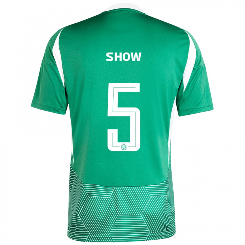 Heren Show #5 Groen Wit Thuisshirt Thuistenue 2024/25 T-Shirt