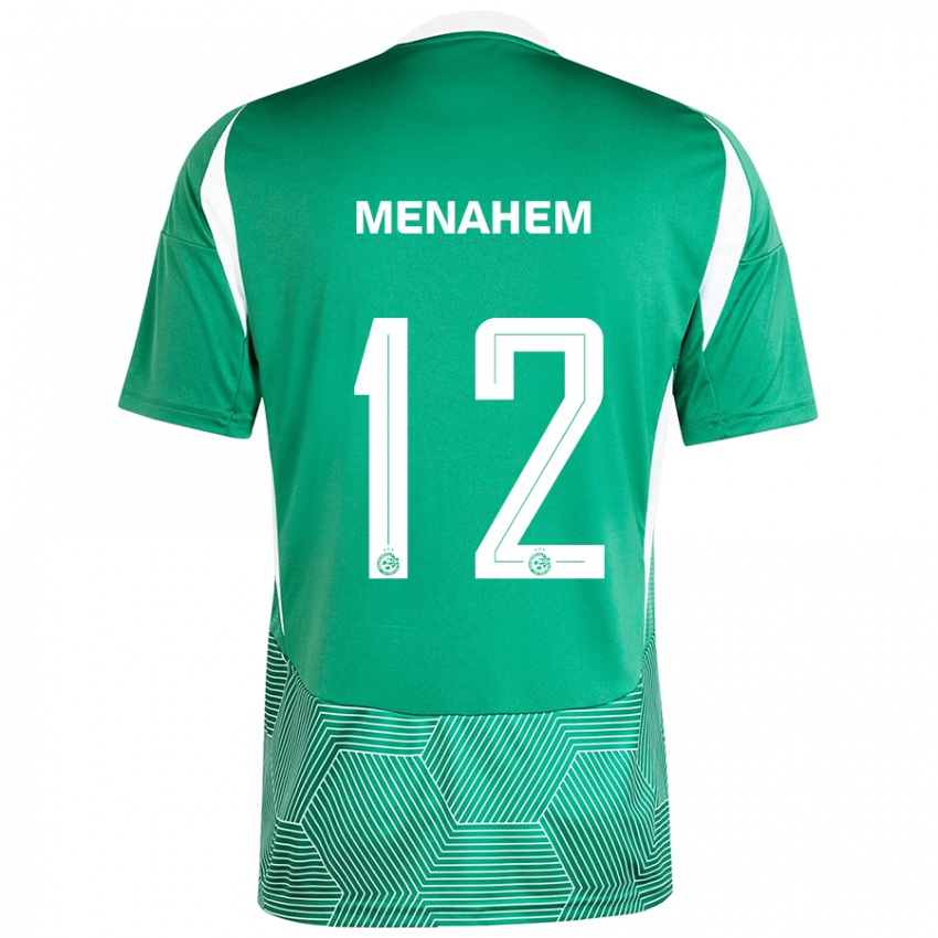 Heren Sun Menahem #12 Groen Wit Thuisshirt Thuistenue 2024/25 T-Shirt