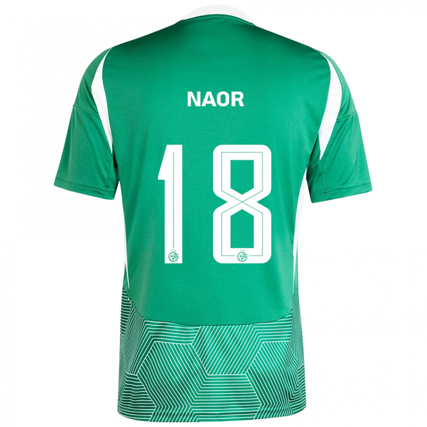 Heren Goni Naor #18 Groen Wit Thuisshirt Thuistenue 2024/25 T-Shirt