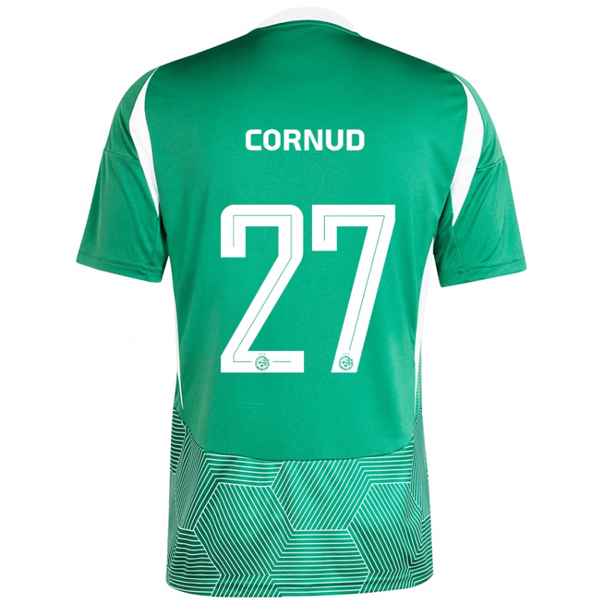 Heren Pierre Cornud #27 Groen Wit Thuisshirt Thuistenue 2024/25 T-Shirt