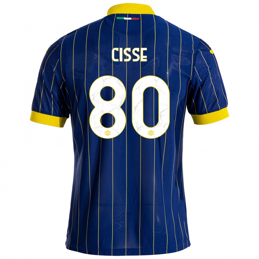 Heren Alphadjo Cissè #80 Blauw Geel Thuisshirt Thuistenue 2024/25 T-Shirt