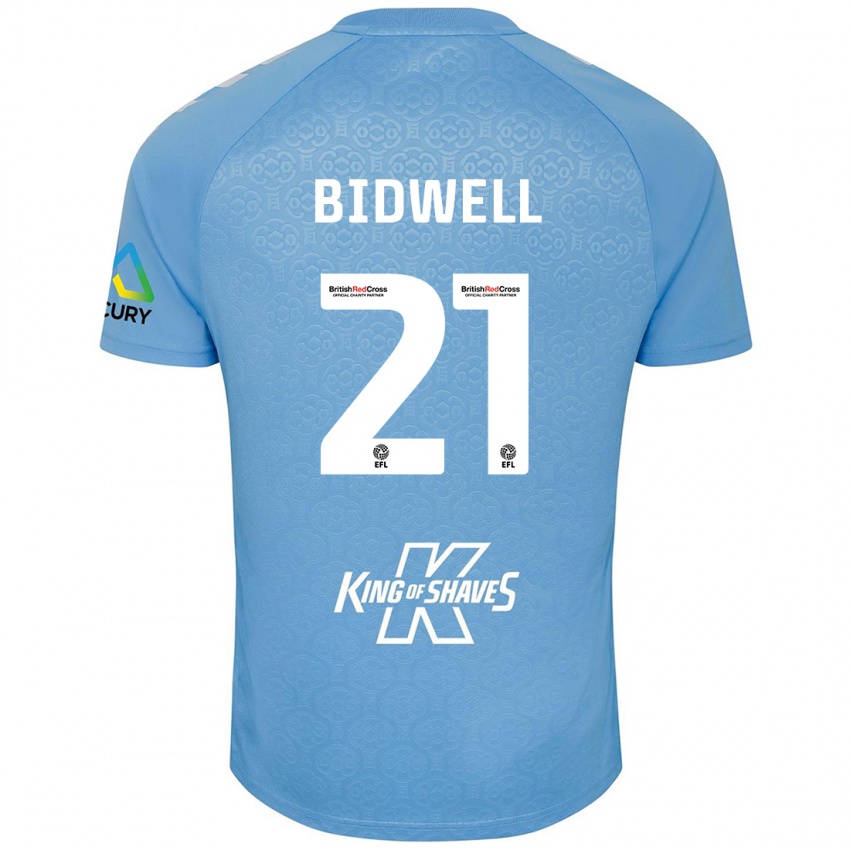 Heren Jake Bidwell #21 Blauw Wit Thuisshirt Thuistenue 2024/25 T-Shirt