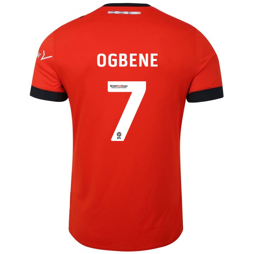 Heren Chiedozie Ogbene #7 Oranje Zwart Thuisshirt Thuistenue 2024/25 T-Shirt