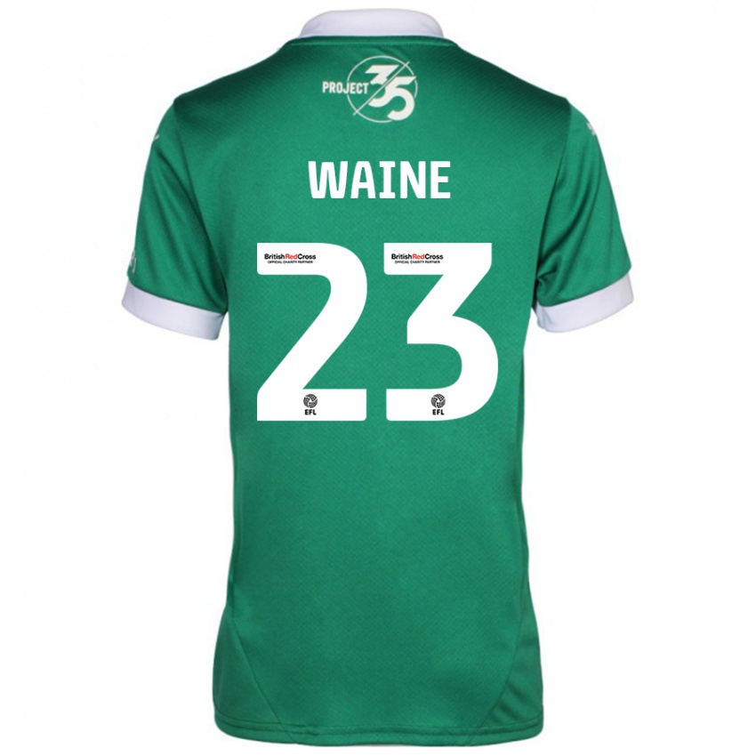 Heren Ben Waine #23 Groen Wit Thuisshirt Thuistenue 2024/25 T-Shirt