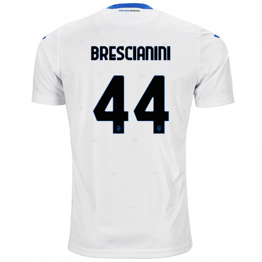 Heren Marco Brescianini #44 Wit Uitshirt Uittenue 2024/25 T-Shirt