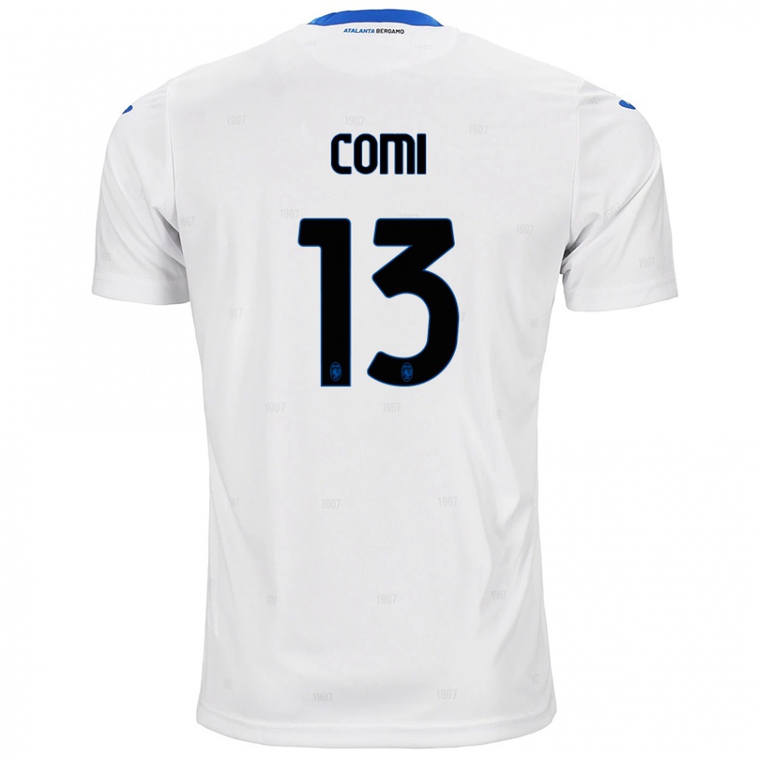 Heren Pietro Comi #13 Wit Uitshirt Uittenue 2024/25 T-Shirt