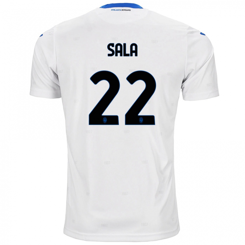 Heren Lorenzo Sala #22 Wit Uitshirt Uittenue 2024/25 T-Shirt