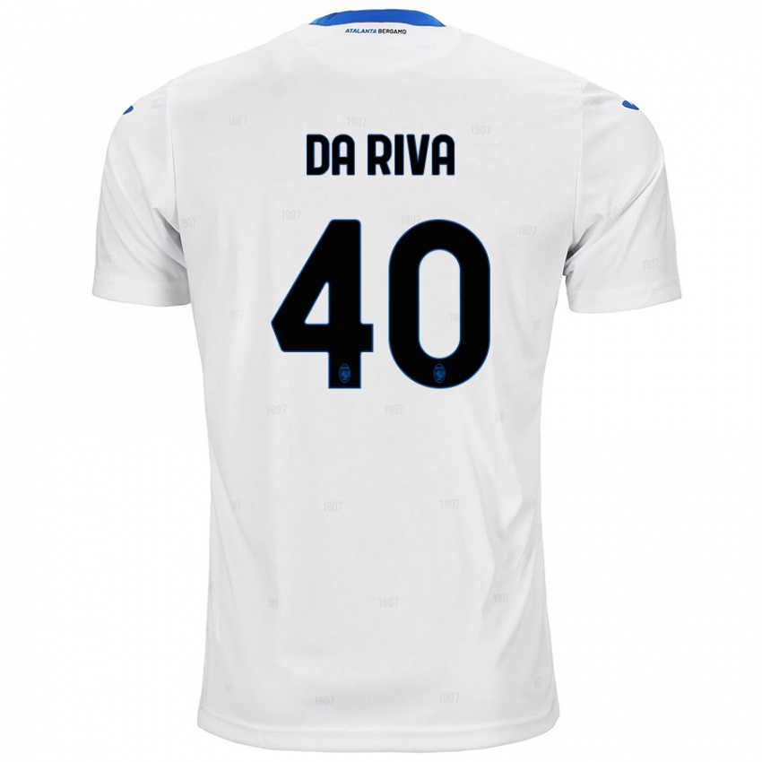 Heren Jacopo Da Riva #40 Wit Uitshirt Uittenue 2024/25 T-Shirt