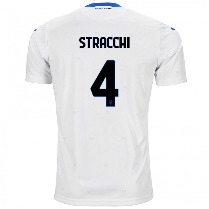 Heren Daniela Stracchi #4 Wit Uitshirt Uittenue 2024/25 T-Shirt