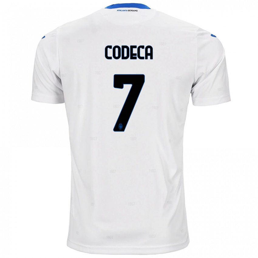 Heren Bianca Codeca #7 Wit Uitshirt Uittenue 2024/25 T-Shirt