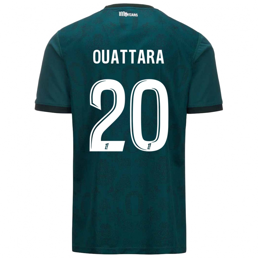 Heren Kassoum Ouattara #20 Donkergroen Uitshirt Uittenue 2024/25 T-Shirt