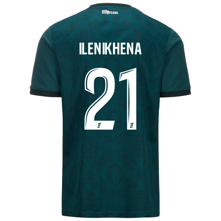 Heren George Ilenikhena #21 Donkergroen Uitshirt Uittenue 2024/25 T-Shirt