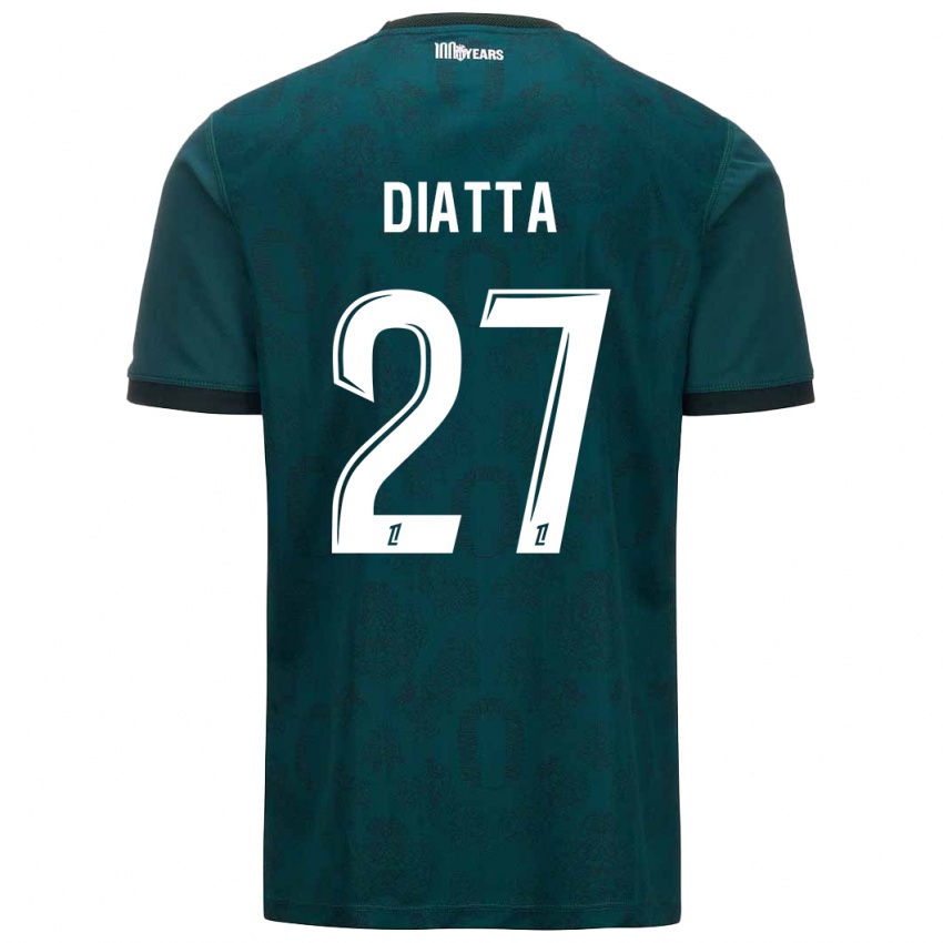 Heren Krépin Diatta #27 Donkergroen Uitshirt Uittenue 2024/25 T-Shirt