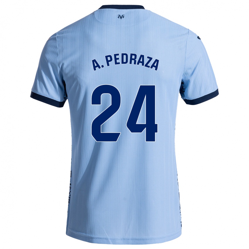 Heren Alfonso Pedraza #24 Hemelsblauw Uitshirt Uittenue 2024/25 T-Shirt