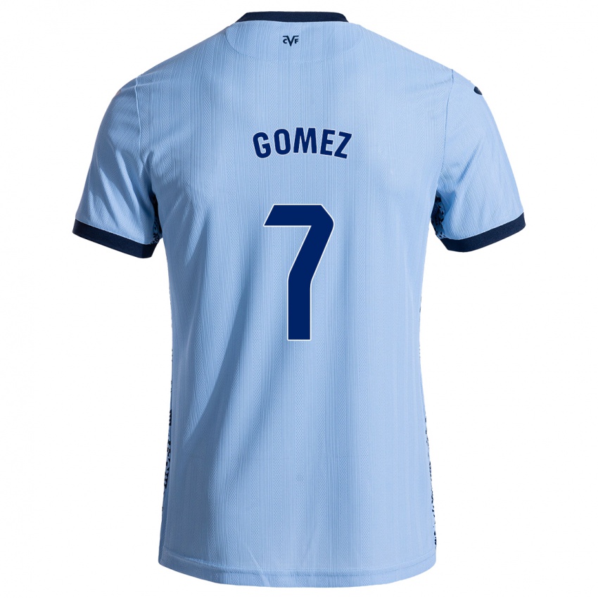 Heren Lucía Gómez #7 Hemelsblauw Uitshirt Uittenue 2024/25 T-Shirt