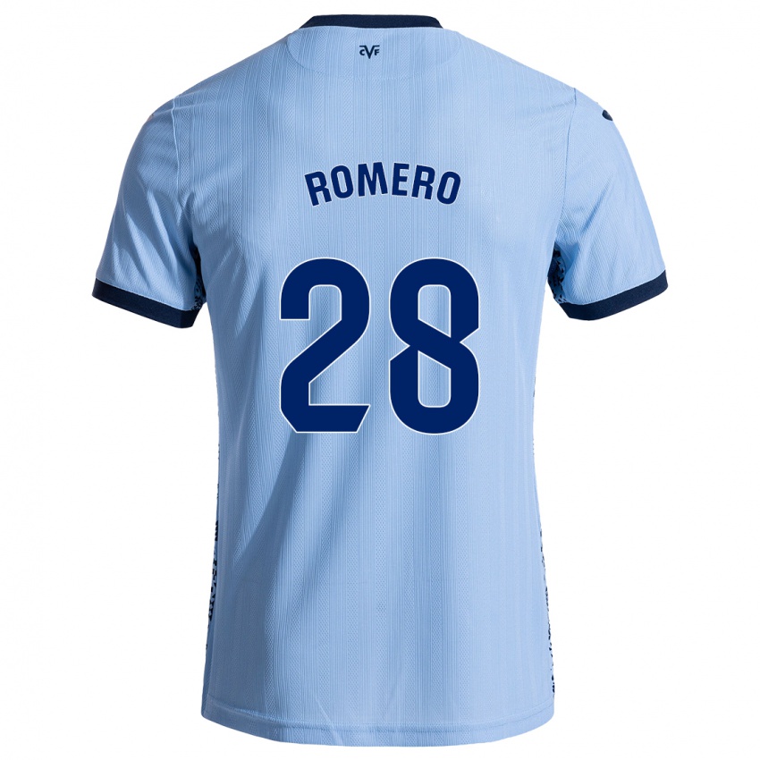 Heren María Romero #28 Hemelsblauw Uitshirt Uittenue 2024/25 T-Shirt