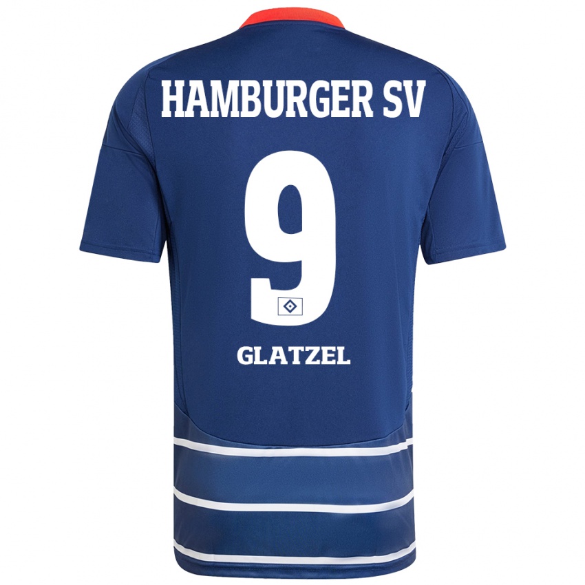 Heren Robert Glatzel #9 Donkerblauw Uitshirt Uittenue 2024/25 T-Shirt