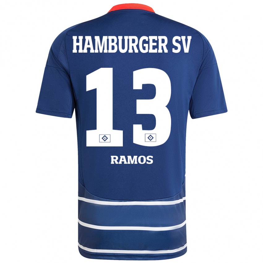 Heren Guilherme Ramos #13 Donkerblauw Uitshirt Uittenue 2024/25 T-Shirt