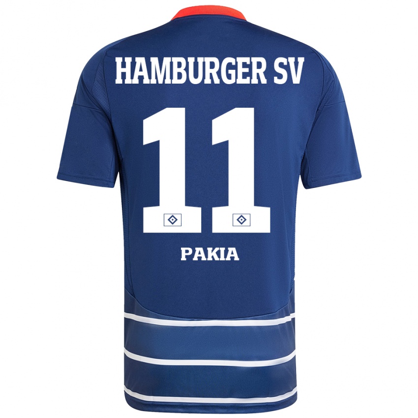 Heren Ware Pakia #11 Donkerblauw Uitshirt Uittenue 2024/25 T-Shirt