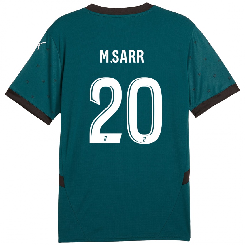 Heren Malang Sarr #20 Donkergroen Uitshirt Uittenue 2024/25 T-Shirt