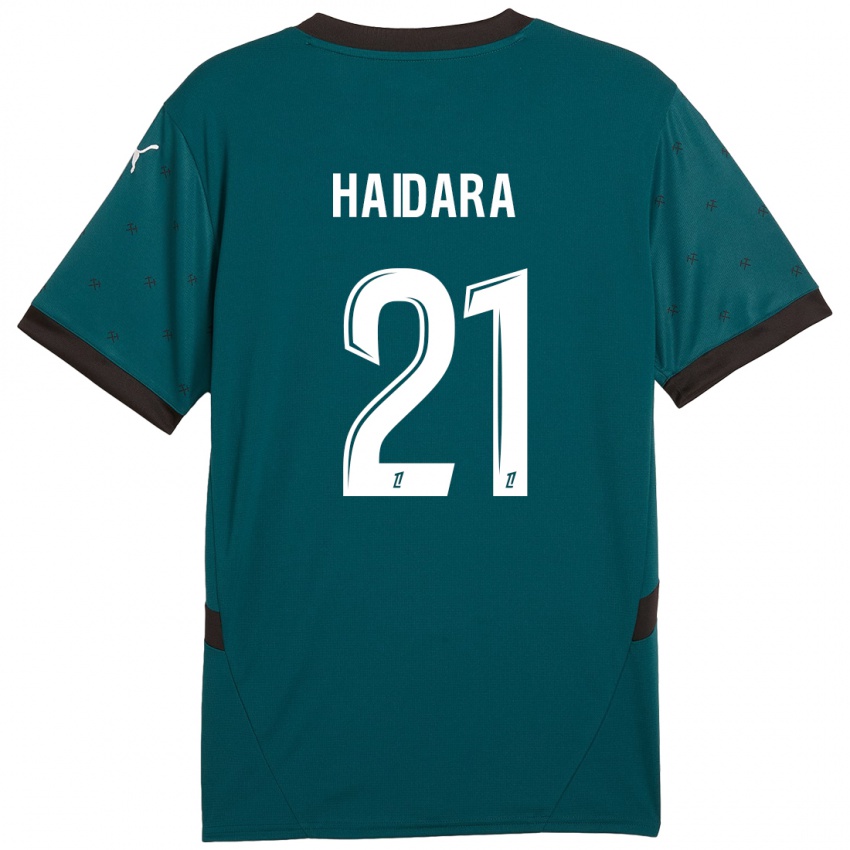 Heren Massadio Haidara #21 Donkergroen Uitshirt Uittenue 2024/25 T-Shirt