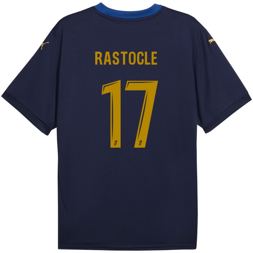 Heren Jade Rastocle #17 Marineblauw Goud Uitshirt Uittenue 2024/25 T-Shirt