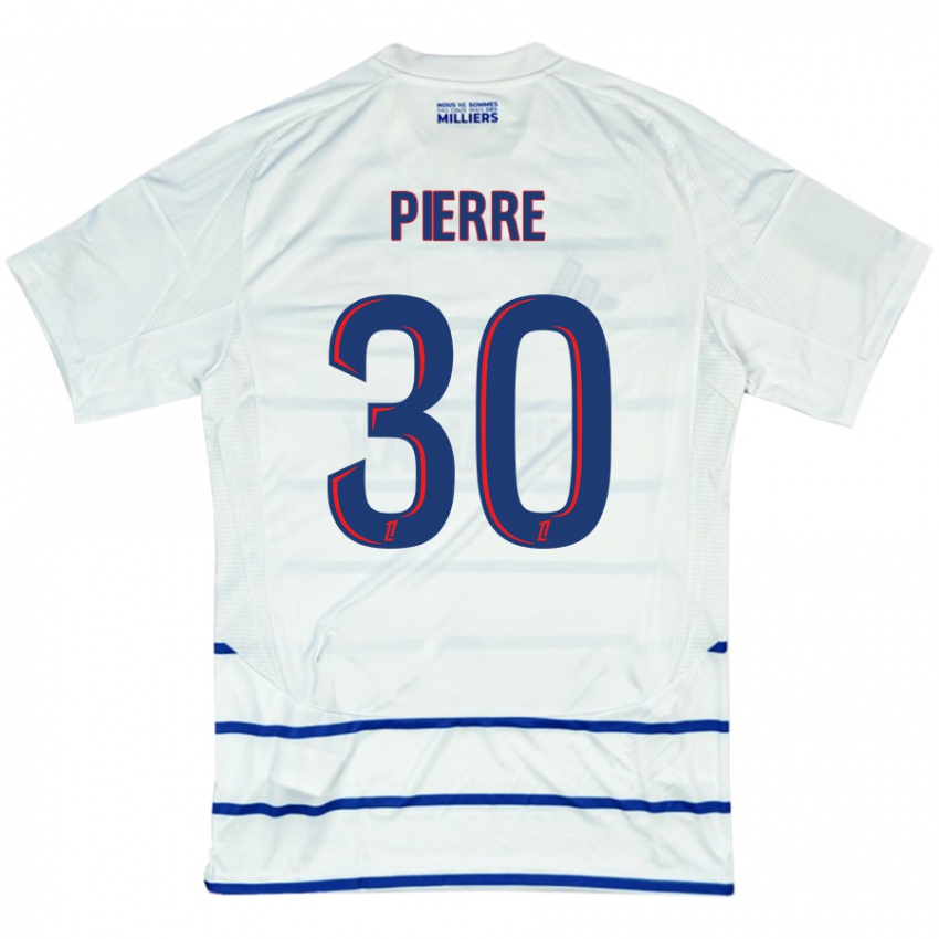 Heren Alexandre Pierre #30 Wit Blauw Uitshirt Uittenue 2024/25 T-Shirt