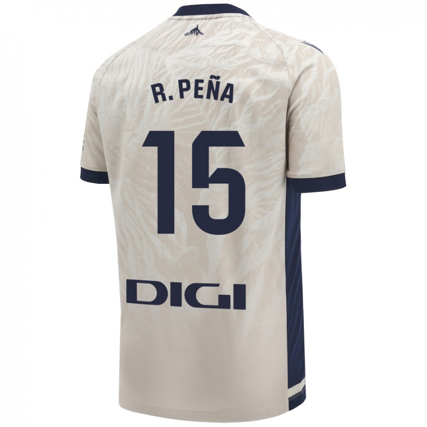 Heren Ruben Pena #15 Lichtgrijs Uitshirt Uittenue 2024/25 T-Shirt