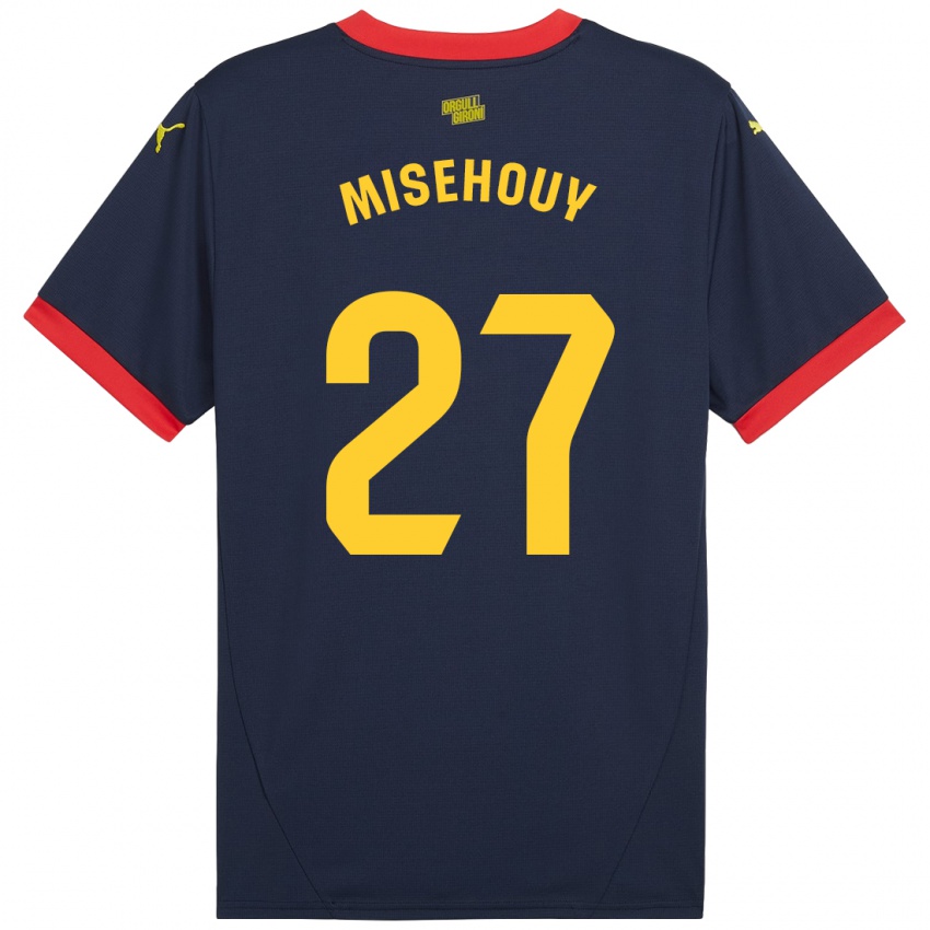 Heren Gabriel Misehouy #27 Marineblauw Uitshirt Uittenue 2024/25 T-Shirt